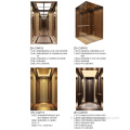 Conception de cabine d'ascenseur domestique en acier inoxydable à prix usine